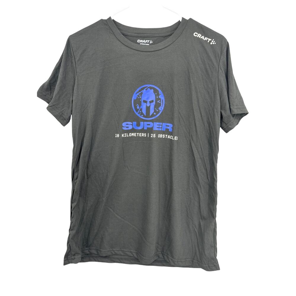 Craft Spartan 2024 Race Super Finisher Women Black Running Tee Shirt Large